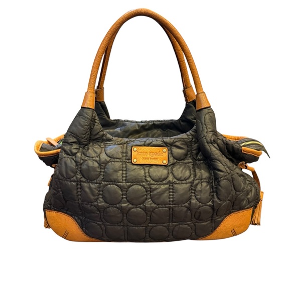 Kate Spade Black and Tan Quilted Stevie Shoulder Bag - Picture 1 of 11